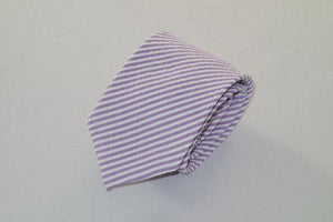 Purple Seersucker Tie Neckties JayKirbyTies 