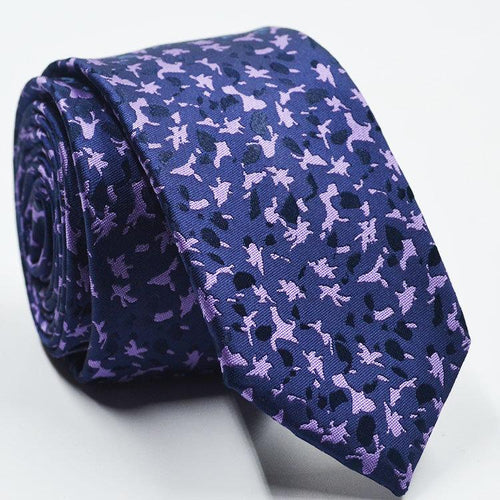 Purple Skinny Tie Neckties JayKirbyTies 