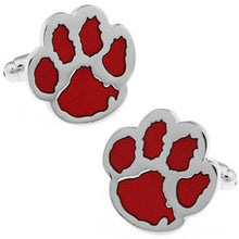 Load image into Gallery viewer, Red Bear Paw Cufflinks Cufflinks JayKirbyTies 