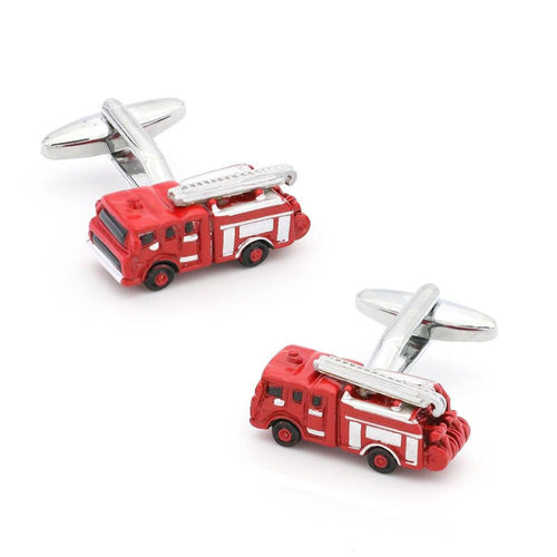 Red Fire Engine Cufflinks Cufflinks JayKirbyTies 