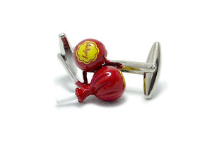 Red Lollipop Cufflinks Cufflinks JayKirbyTies 