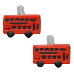Red London Double Decker Bus Cufflinks Cufflinks JayKirbyTies 