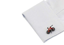 Load image into Gallery viewer, Red Racing Bicycle Cufflinks Cufflinks JayKirbyTies 