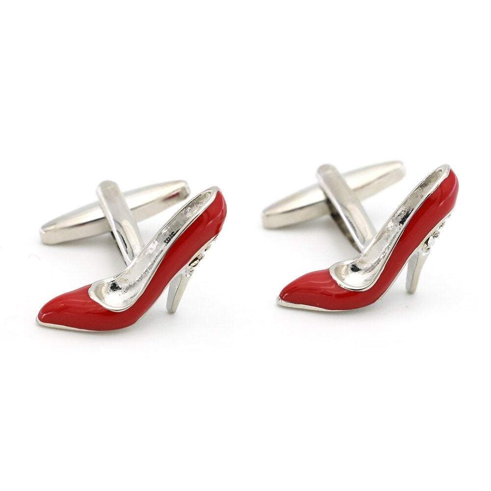 Red Stiletto Cufflinks Cufflinks JayKirbyTies 