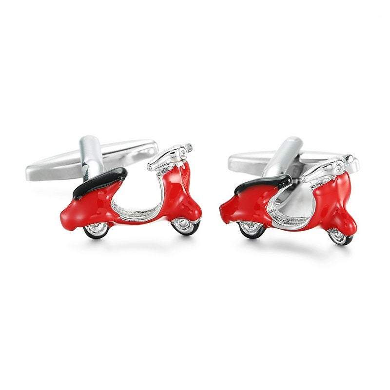 Red Vespa Cufflinks Cufflinks JayKirbyTies 