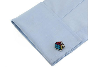 Retro Rubik's Cube Cufflinks Cufflinks JayKirbyTies 