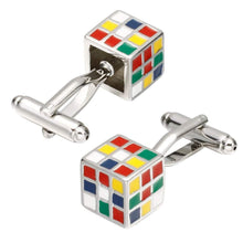 Load image into Gallery viewer, Rubik&#39;s Cube Cufflinks Cufflinks JayKirbyTies 