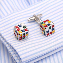 Load image into Gallery viewer, Rubik&#39;s Cube Cufflinks Cufflinks JayKirbyTies 