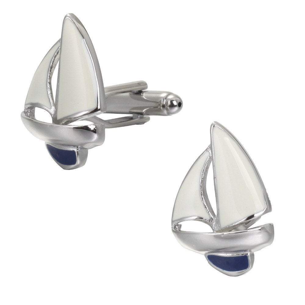 Sailboat Yacht Cufflinks Cufflinks JayKirbyTies 