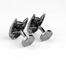 Load image into Gallery viewer, Silver Batman Mask Cufflinks Cufflinks JayKirbyTies 