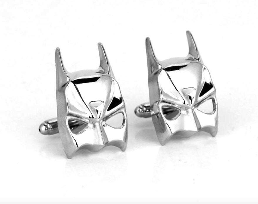 Silver Batman Mask Cufflinks Australia