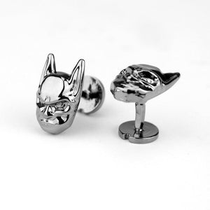 Silver Batman Mask Cufflinks Cufflinks JayKirbyTies 