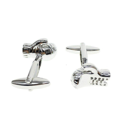 Silver Boxing Glove Cufflinks Cufflinks JayKirbyTies 