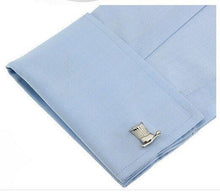 Load image into Gallery viewer, Silver Chef&#39;s Hat &amp; Spoon Cufflinks Cufflinks JayKirbyTies 