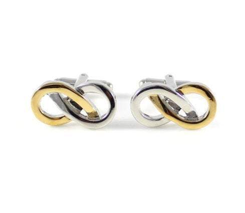 Silver & Gold Infinity Knot Cufflinks Australia