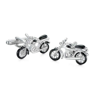 Silver Motorcycle Cufflinks Australia