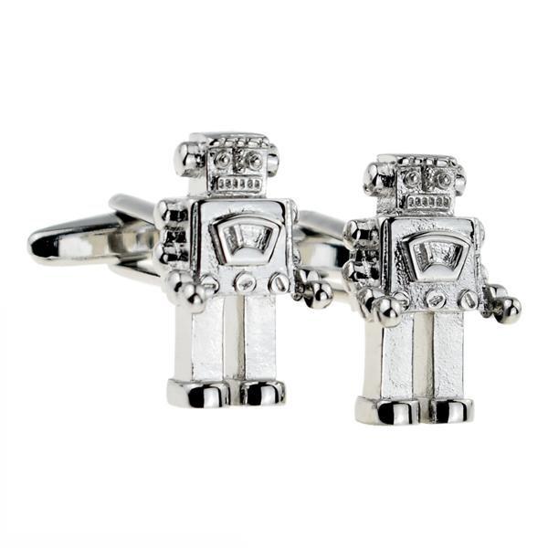 Silver Robot Cufflinks Australia