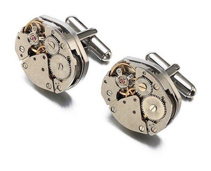 Steampunk cufflinks deals