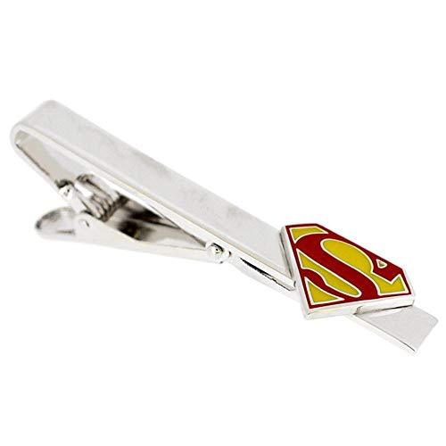 Silver Superman Tie Clip Tie Clips JayKirbyTies 