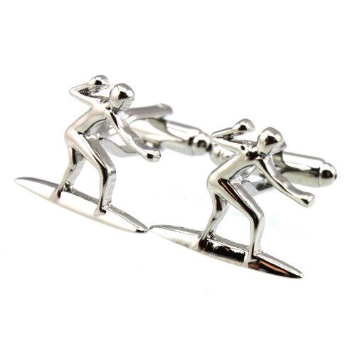 Silver Surfer Cufflinks Cufflinks JayKirbyTies 