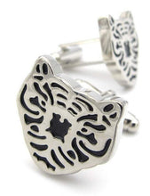 Load image into Gallery viewer, Silver Tiger Cufflinks Australia