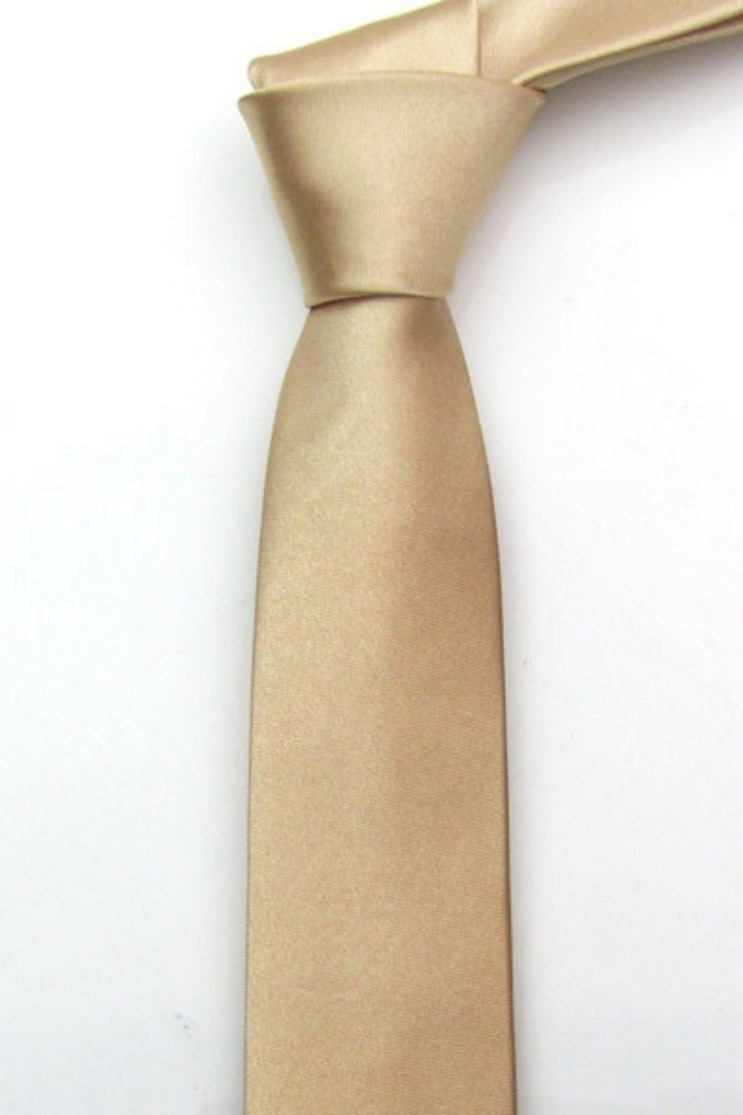 Skinny Champagne Tie Neckties JayKirbyTies 