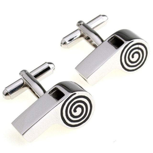 Sports Whistle Cufflinks Cufflinks JayKirbyTies 