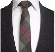 Load image into Gallery viewer, Striped Tartan Wool Tie Australia