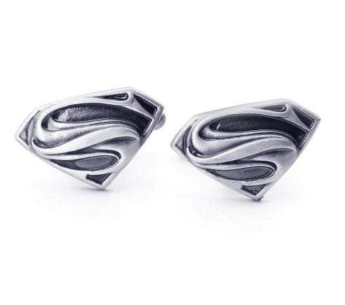 Superman cufflinks sterling silver 2025