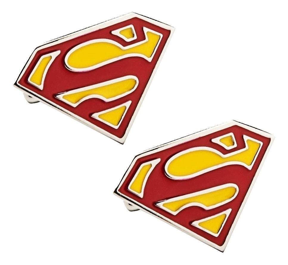 Superman Shield Cufflinks Cufflinks JayKirbyTies 