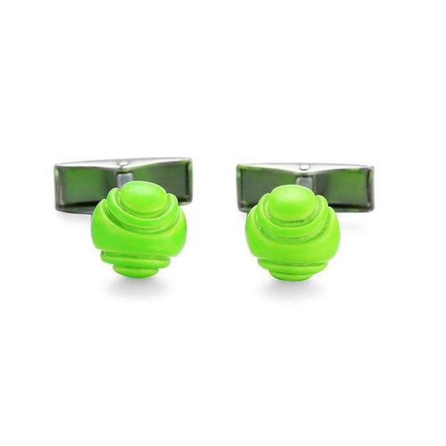 Tennis Ball Cufflinks Cufflinks JayKirbyTies 