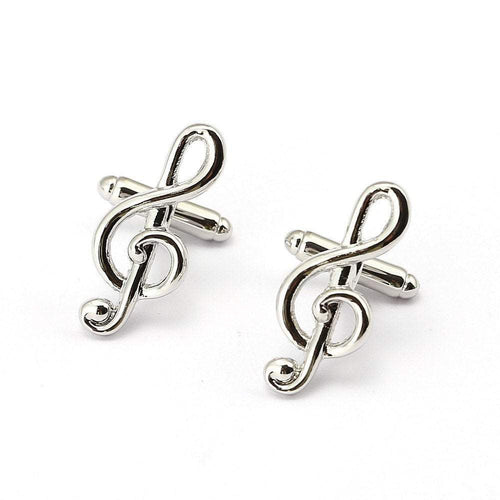 Treble Clef Music Note Cufflinks Cufflinks JayKirbyTies 