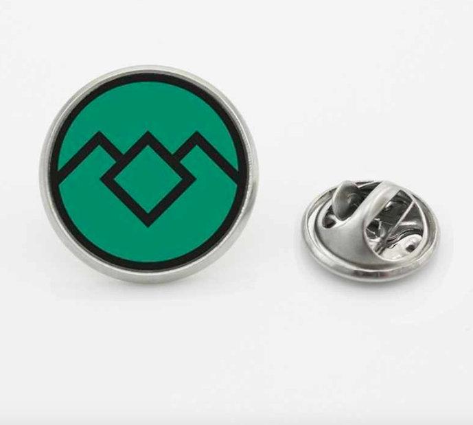 Twin Peaks Inspired Lapel Pin Enamel Lapel Pins JayKirbyTies 