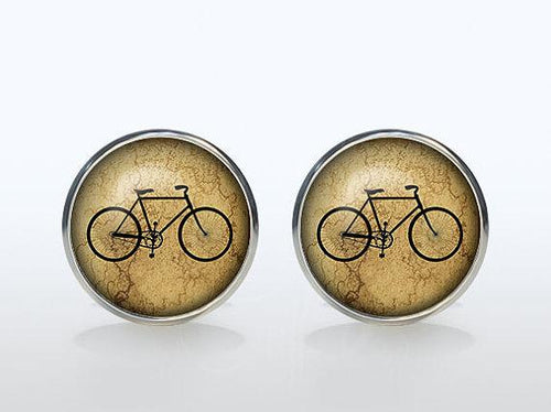 Vintage Bicycle Cufflinks Cufflinks JayKirbyTies 