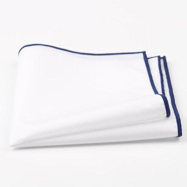 White Pocket Square Pocket Squares JayKirbyTies 