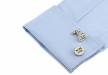 Load image into Gallery viewer, Work Hard Play Hard Cufflinks Cufflinks JayKirbyTies 