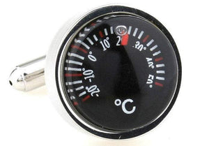 Working Celcius Thermometer Cufflinks Cufflinks JayKirbyTies 
